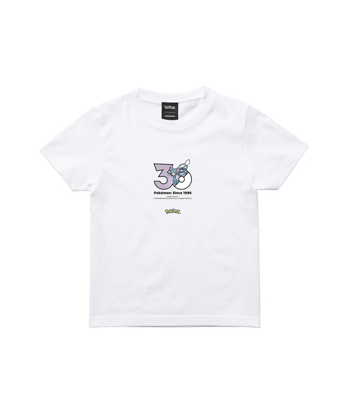ZOZOSPOT(ゾゾスポット)の「Pokemon 30th Anniversary 1025 T-shirt 「ニャルマー」(Tシャツ/カットソー・レディース・ホワイト・SMALL/MEDIUM/LARGE/X-LARGE/XX-LARGE/XXX-LARGE/100cm/110cm/120cm/130cm/140cm/150cm/160cm)」の2枚目の写真