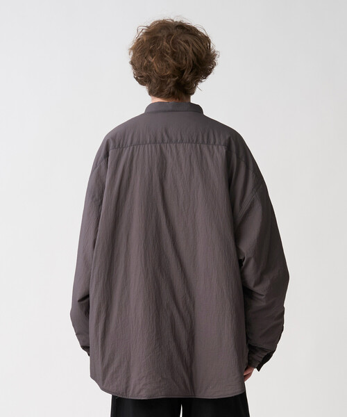 DANTON(ダントン)の「Men's Insulation Nylon Shirt Jacket(ダウンジャケット/コート・メンズ・ブラック/オリーブ/チャコール・38/44/40/42)」の6枚目の写真