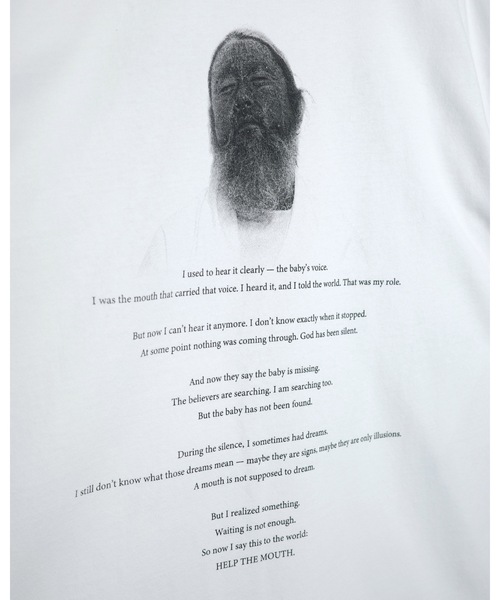 NISHIMOTO IS THE MOUTH(ニシモト イズ ザ マウス)の「L/S TEE | NISHIMOTO IS THE MOUTH(Tシャツ/カットソー・メンズ・ホワイト・MEDIUM/LARGE/X-LARGE)」の4枚目の写真