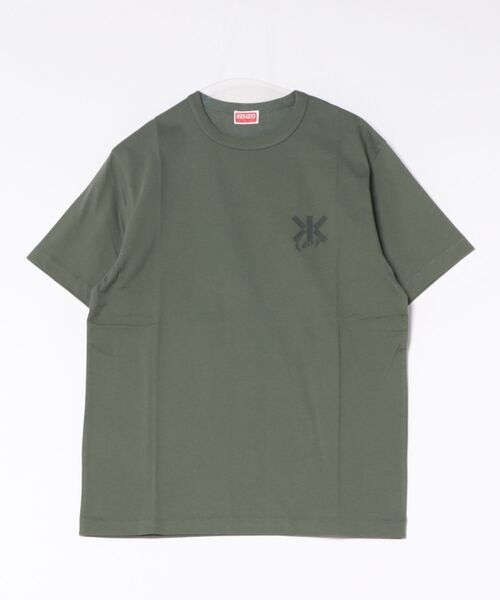 KENZO(ケンゾー)の「GOTS KENZO DOUBLE K CLASSIC T-SHIRT(Tシャツ/カットソー・メンズ・グリーン系その他3・SMALL/LARGE/X-SMALL/MEDIUM/X-LARGE)」の1枚目の写真