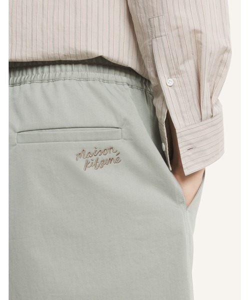 Maison Kitsune(メゾンキツネ)の「ELASTICATED BERMUDA(その他パンツ・メンズ・セージグリーン・M/S/L)」の7枚目の写真