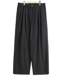 MARKAWARE / マーカウェア：TRIPLE PLEATED EASY TROUSERS ORGANIC VOILE YARN TWILL：A25A05PT03C[MUS]