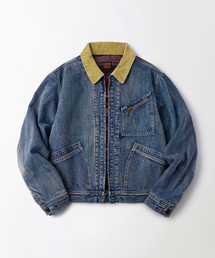 50S BLANKET-LINED ZIP WORK JACKET_L.BLUE