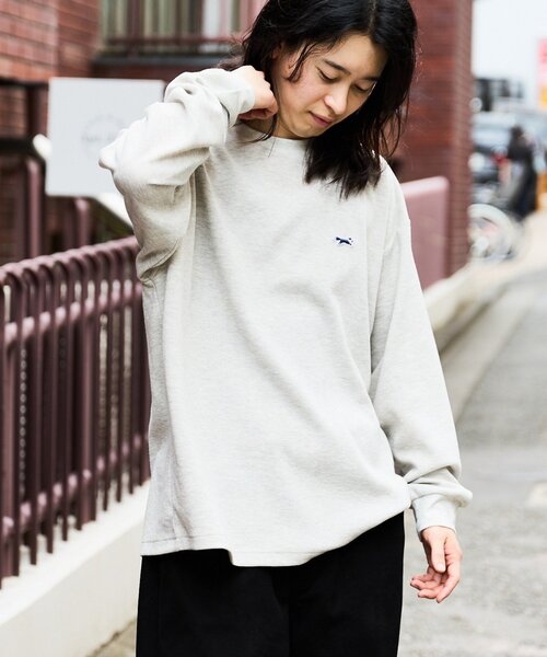 CIAOPANIC TYPY(チャオパニックティピー)の「【UNISEX】FOXアソートサーマルロンTEE(Tシャツ/カットソー・メンズ・ブラック/グレー/オレンジ・MEDIUM/LARGE)」の3枚目の写真