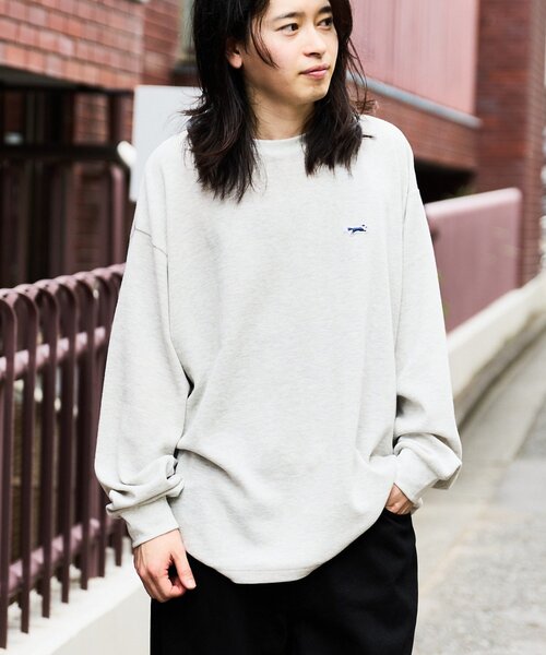 CIAOPANIC TYPY(チャオパニックティピー)の「【UNISEX】FOXアソートサーマルロンTEE(Tシャツ/カットソー・メンズ・ブラック/グレー/オレンジ・MEDIUM/LARGE)」の15枚目の写真