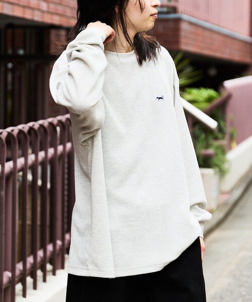 CIAOPANIC TYPY(チャオパニックティピー)の「【UNISEX】FOXアソートサーマルロンTEE(Tシャツ/カットソー・メンズ・ブラック/グレー/オレンジ・MEDIUM/LARGE)」の18枚目の写真