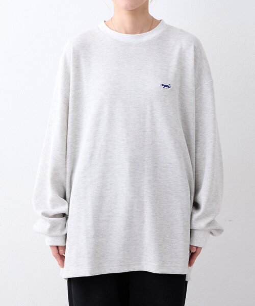 CIAOPANIC TYPY(チャオパニックティピー)の「【UNISEX】FOXアソートサーマルロンTEE(Tシャツ/カットソー・メンズ・ブラック/グレー/オレンジ・MEDIUM/LARGE)」の11枚目の写真