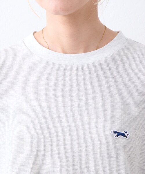 CIAOPANIC TYPY(チャオパニックティピー)の「【UNISEX】FOXアソートサーマルロンTEE(Tシャツ/カットソー・メンズ・ブラック/グレー/オレンジ・MEDIUM/LARGE)」の4枚目の写真