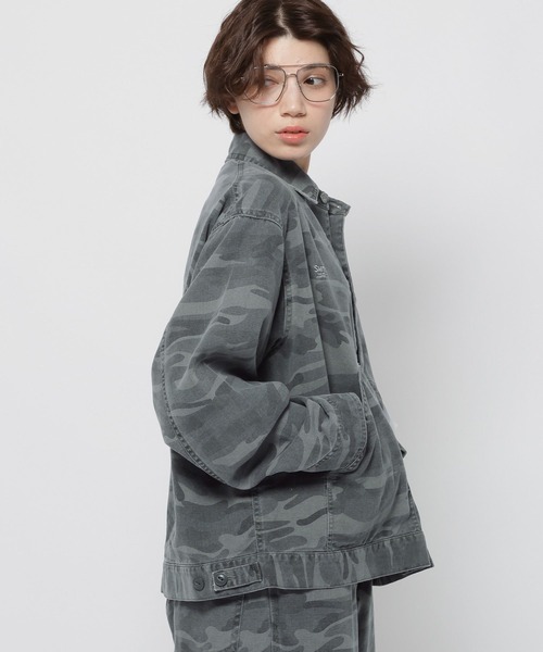 niko and...(ニコアンド)の「【SMITH'S AMERICAN(スミス アメリカン)】別注ベイカージャケット(デニムジャケット・レディース・ピンク/ブルー/グレー・FREE)」の6枚目の写真