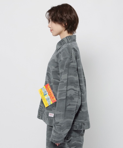 niko and...(ニコアンド)の「【SMITH'S AMERICAN(スミス アメリカン)】別注ベイカージャケット(デニムジャケット・レディース・ピンク/ブルー/グレー・FREE)」の14枚目の写真