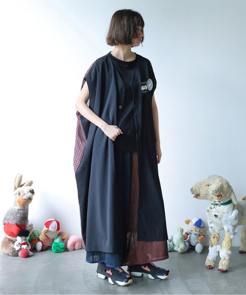 BEDSIDEDRAMA(ベットサイドドラマ)の「NOSTALGIC SUMMER DRESS(ワンピース・レディース・グレー/ブラック・1)」の19枚目の写真
