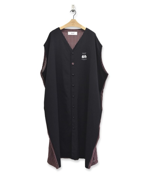 BEDSIDEDRAMA(ベットサイドドラマ)の「NOSTALGIC SUMMER DRESS(ワンピース・レディース・グレー/ブラック・1)」の6枚目の写真