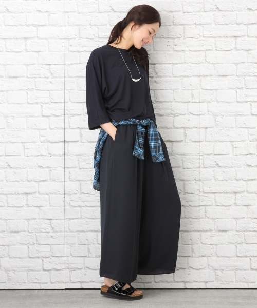 LEPSIM（レプシィム）の「C/Tシャーリングチェックシャツ 710185（シャツ/ブラウス・レディース・ブルー系その他/ホワイト系その他/ベージュ系その他/レッド系その他・LARGE/MEDIUM）」の8枚目の写真