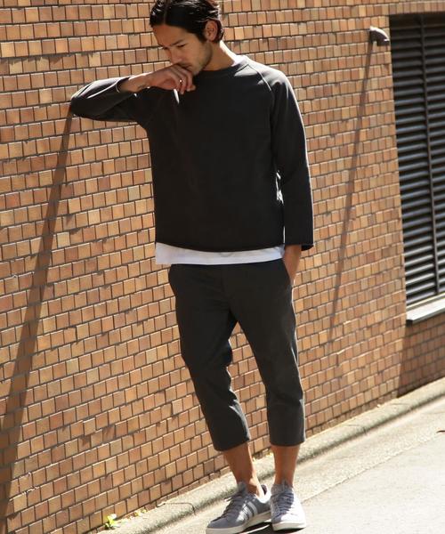 BEAUTY&YOUTH UNITED ARROWS（ビューティーアンドユースユナイテッドアローズ）の「【WEB限定】by ∴ チノ クロップドパンツ◆（チノパンツ・メンズ・グレー/ネイビー/ベージュ・LARGE/SMALL/MEDIUM）」の4枚目の写真