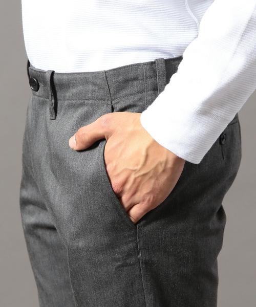 BEAUTY&YOUTH UNITED ARROWS（ビューティーアンドユースユナイテッドアローズ）の「【WEB限定】by ∴ チノ クロップドパンツ◆（チノパンツ・メンズ・グレー/ネイビー/ベージュ・LARGE/SMALL/MEDIUM）」の6枚目の写真