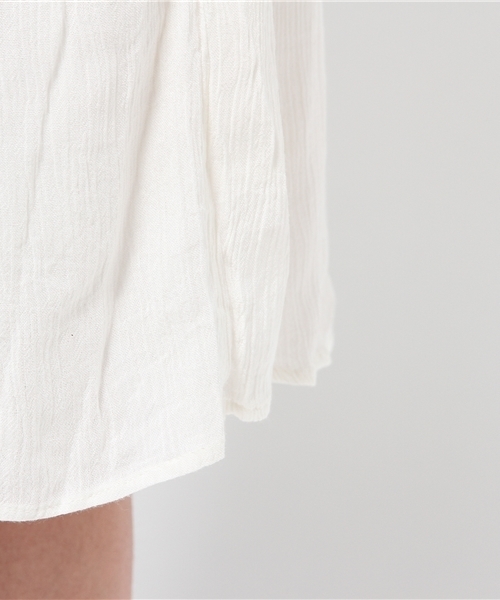 LBC（エルビーシー）の「レーヨンクレープレースワンピース         （ワンピース・レディース・オフホワイト/ブラック・MEDIUM/LARGE）」の8枚目の写真