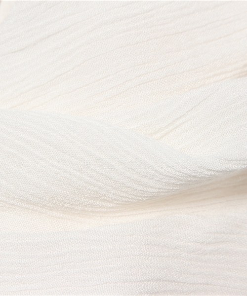 LBC（エルビーシー）の「レーヨンクレープレースワンピース         （ワンピース・レディース・オフホワイト/ブラック・MEDIUM/LARGE）」の10枚目の写真