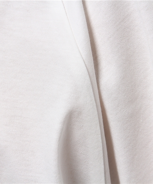 MOUSSY（マウジー）の「NECK GATHER POJ（Tシャツ/カットソー・レディース・ホワイト/インディゴブルー/ベージュ・FREE）」の10枚目の写真