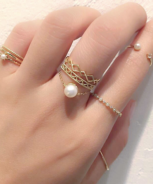 NOIR DE POUPEE（ノワールドプーペ）の「【WEB限定】K10 パール