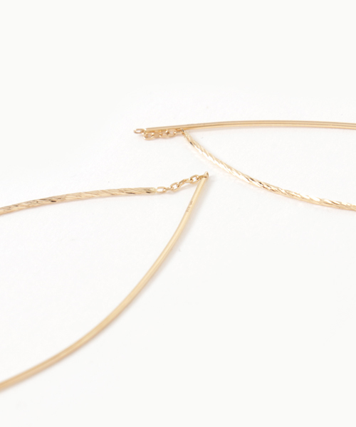 agete（アガット）の「K18ピアス（ピアス（両耳用）・レディース・ゴールド・FREE）」の4枚目の写真