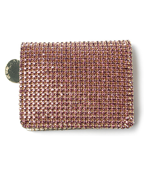 Jewel Changes(ジュエルチェンジズ)の「deux lux ラインストーン ウォレット / デュ ラックス(財布・レディース・ライラック/グレー・フリー)」の7枚目の写真