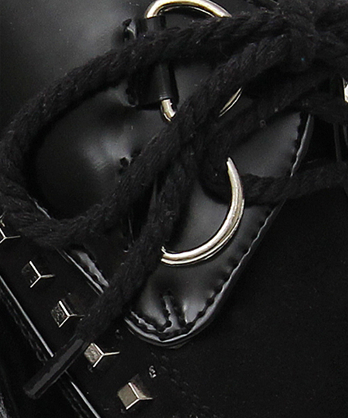 NOMENCLAT（ノーメンクラート）の「【NOMENCLAT/ノーメンクラート】 スタッズ クリーパーズ / ラバーソール / 厚底 / ドレスシューズ（ドレスシューズ・メンズ・ブラック・L/M/S）」の11枚目の写真