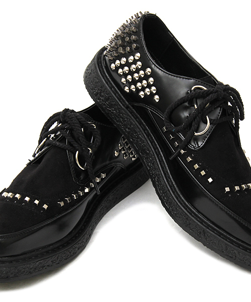 NOMENCLAT（ノーメンクラート）の「【NOMENCLAT/ノーメンクラート】 スタッズ クリーパーズ / ラバーソール / 厚底 / ドレスシューズ（ドレスシューズ・メンズ・ブラック・L/M/S）」の14枚目の写真