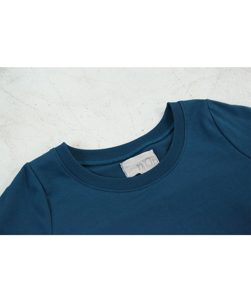 osharewalker（オシャレウォーカー）の「『スウェットデザインプルオーバー』（Tシャツ/カットソー・レディース・ネイビー/カーキ/グレー/ブルーグリーン/ブラック/オートミール/ボルドー/モカ・FREE）」の13枚目の写真