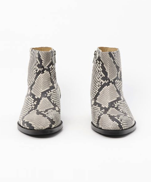 HYSTERIC GLAMOUR（ヒステリックグラマー）の「SKINNY PYTHONショートブーツ（ブーツ・メンズ・ベージュ系その他・26cm/27cm/28cm）」の3枚目の写真