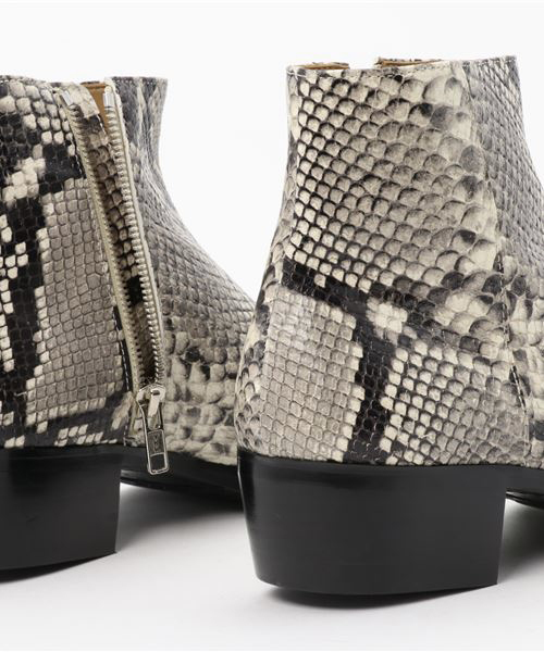 HYSTERIC GLAMOUR（ヒステリックグラマー）の「SKINNY PYTHONショートブーツ（ブーツ・メンズ・ベージュ系その他・26cm/27cm/28cm）」の5枚目の写真