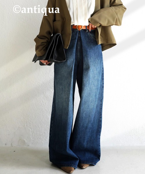 antiqua(アンティカ)の「リングバックルベルト(ベルト・レディース・ブラック/ブラウン/キャメル・FREE)」の14枚目の写真