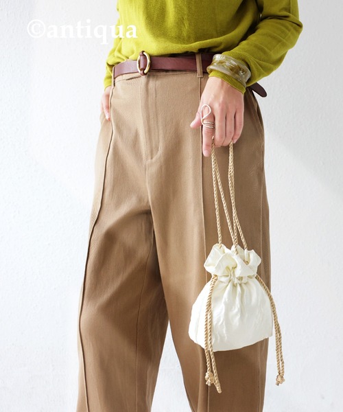 antiqua(アンティカ)の「リングバックルベルト(ベルト・レディース・ブラック/ブラウン/キャメル・FREE)」の17枚目の写真