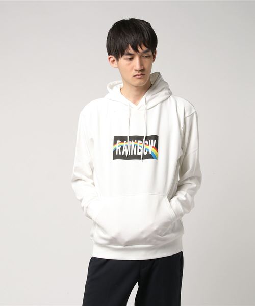 WEGO(ウィゴー)の「WEGO/レインボーボックスプルパーカー(パーカー・メンズ・ブラック/ホワイト・LARGE/MEDIUM/SMALL)」の11枚目の写真