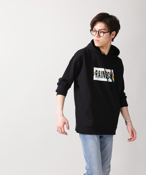 WEGO(ウィゴー)の「WEGO/レインボーボックスプルパーカー(パーカー・メンズ・ブラック/ホワイト・LARGE/MEDIUM/SMALL)」の9枚目の写真