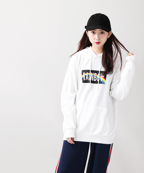 WEGO(ウィゴー)の「WEGO/レインボーボックスプルパーカー(パーカー・メンズ・ブラック/ホワイト・LARGE/MEDIUM/SMALL)」の14枚目の写真
