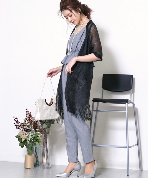 reca（レカ）の「《結婚式やパーティーに》3WAYプリーツクラッチバック（クラッチバッグ・レディース・ブラック/ベージュ・FREE）」の10枚目の写真