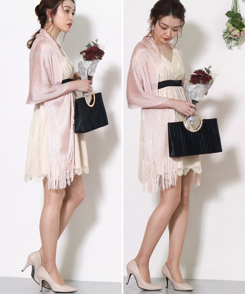 reca（レカ）の「《結婚式やパーティーに》3WAYプリーツクラッチバック（クラッチバッグ・レディース・ブラック/ベージュ・FREE）」の11枚目の写真