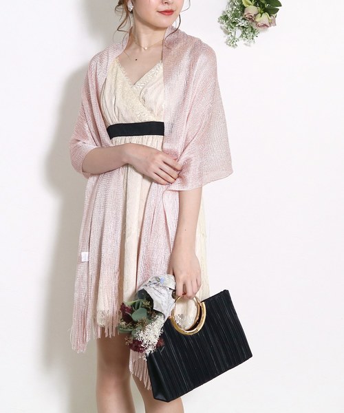 reca（レカ）の「《結婚式やパーティーに》3WAYプリーツクラッチバック（クラッチバッグ・レディース・ブラック/ベージュ・FREE）」の12枚目の写真