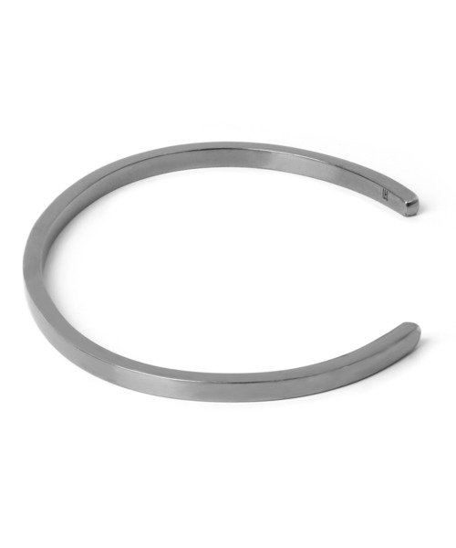 LION HEART(ライオンハート)の「“for Gift”ライトスクエアバングル/シルバー925【LION HEART / ライオンハート】(バングル/リストバンド・メンズ・ブラック/シルバー・FREE)」の9枚目の写真