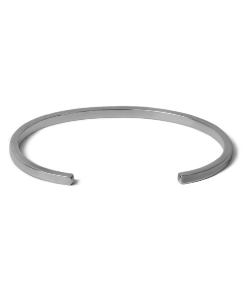 LION HEART(ライオンハート)の「“for Gift”ライトスクエアバングル/シルバー925【LION HEART / ライオンハート】(バングル/リストバンド・メンズ・ブラック/シルバー・FREE)」の10枚目の写真