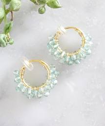 【marinaJEWELRY】Apatite pave earring