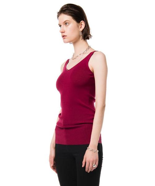 クラネ CLANE V/N TIGHT LONG TANK TOPS （BEIGE） CLANE クラネ V/N TIGHT LONG TANK TOPS （BEIGE） : ブランド