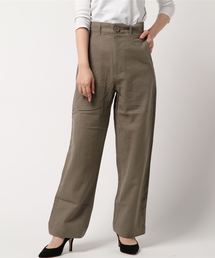 AMERICAN HOLIC | ・綿麻タックセミワイドパンツ(その他パンツ)