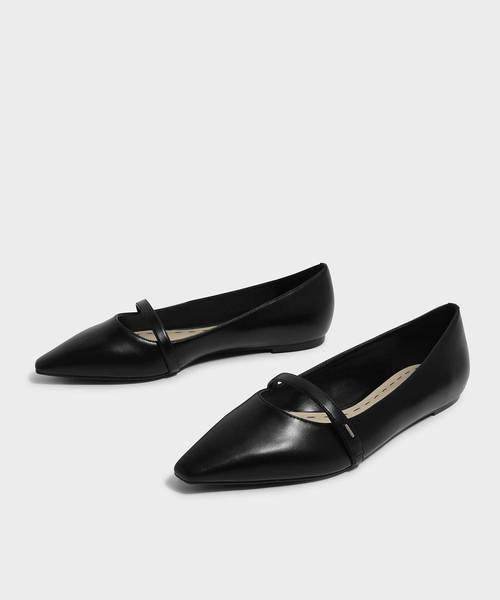 CHARLES & KEITH(チャールズ & キース)の「ポインテッドトゥメリージェーン / POINTED TOE MARY JANES(バレエシューズ・レディース・ブラック/ブルー/ミント/アイボリー・22.5cm/23cm/23.5cm/24.5cm/25cm/25.5cm)」の6枚目の写真