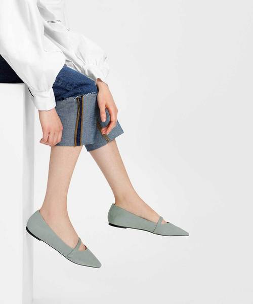 CHARLES & KEITH(チャールズ & キース)の「ポインテッドトゥメリージェーン / POINTED TOE MARY JANES(バレエシューズ・レディース・ブラック/ブルー/ミント/アイボリー・22.5cm/23cm/23.5cm/24.5cm/25cm/25.5cm)」の17枚目の写真