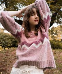 flower | グリッターシャドウニット(ニット/セーター)