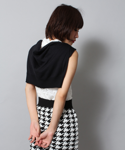 WEGO（ウィゴー）の「WEGO/カラーカーディガン（カーディガン/ボレロ・レディース・ホワイト/ブラック/ネイビー/ロイヤルブルー/イエロー/レッド・FREE）」の19枚目の写真