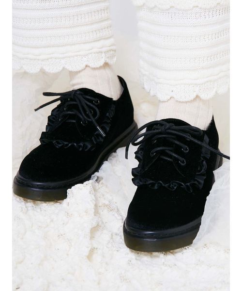 Merry Jenny メリージェニー の ベロアレースアップシューズ その他シューズ Wear