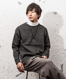 MinoriTY | ニットフリースオーバーサイズトレーナー(スウェット)