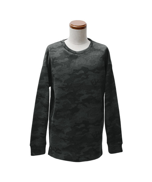 MinoriTY(マイノリティ)の「ニットフリースオーバーサイズトレーナー(スウェット・メンズ・ブラック/ネイビー/グレー/カモフラージュ/チェック・M/L)」の14枚目の写真
